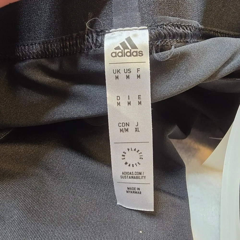 NWT Adidas Techfit Long Black Soccer Tights Sz Medium